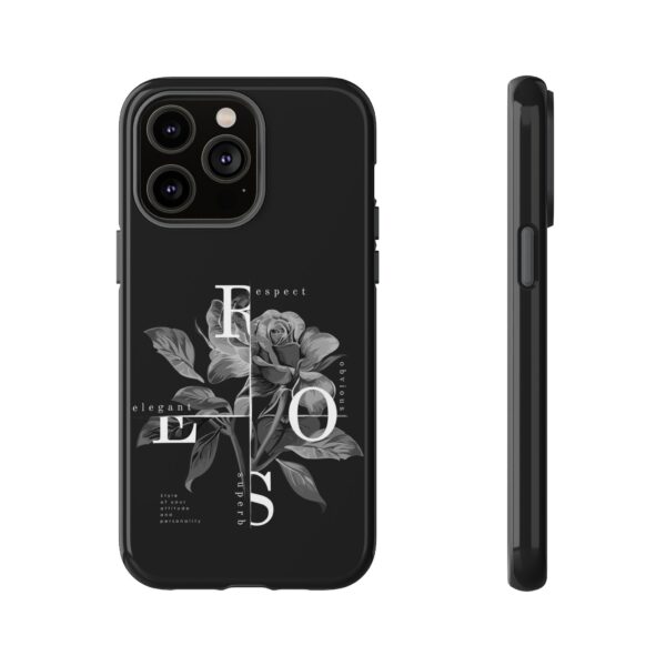 Elegant Floral Phone Case, Tough Case for Protection, Loving Gift for Her, Black Rose Design, Birthday, Mother’s Day, Personalized - Image 38