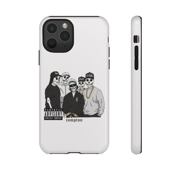 Tough Cases - Urban Skeleton Phone Case, Compton Style Art, Hip Hop Vibe, Unique Gift for Music Lovers, Halloween Decor - Image 12