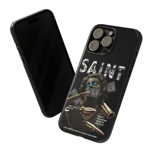 Urban Style Phone Case - Tough Cases, Graffiti Phone Cover, Street Art Design, Saint Inspired Design, Unique Gift for Artists, Stylish [...] - Image 52