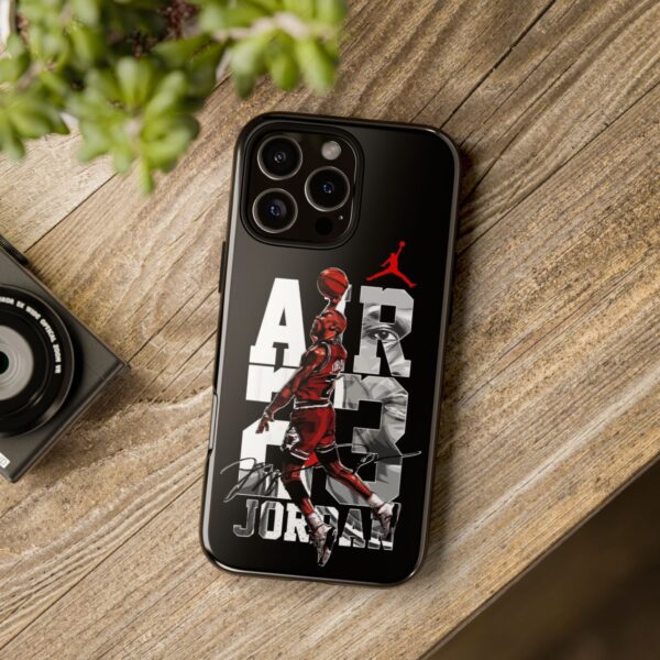 Stylish Phone Case featuring Michael Jordan, Athletic accessory, Sports Fan Gift, Unisex Design, Tough and Durable, Basketball Enthusiast - Image 4