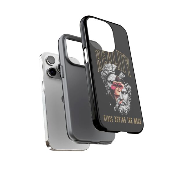 Stylish Phone Case - Reality Hides Behind the Mask, Trendy Gift for Creatives, Ideal for Students & Art Lovers, Unique Mobile [...] - Image 32