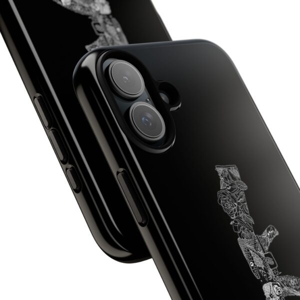 Tough Cases: Cat & Gun Design Phone Case, Unique Animal Art, Stylish Protective Cover, Cool Gift for Cat Lovers, Trendy Tech Accessories - Image 59