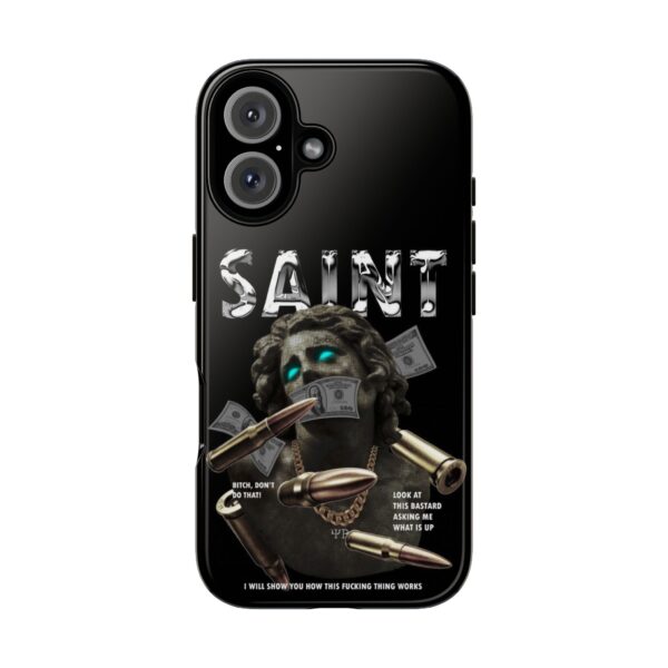 Urban Style Phone Case - Tough Cases, Graffiti Phone Cover, Street Art Design, Saint Inspired Design, Unique Gift for Artists, Stylish [...] - Image 54