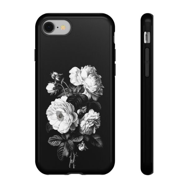 Elegant Floral Phone Case, Tough Cases for Protecting Phones, Black Rose Design, Gifts for Her, Customized Phone Accessories - Image 5