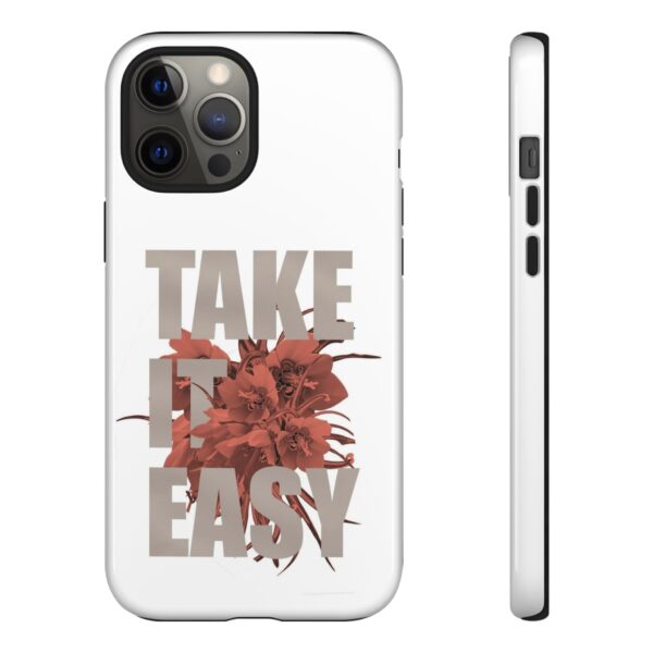 Take It Easy Phone Case, Floral Tough Case, Stress Relief Gift, Relaxation Accessory, Summer Vibes, Self-Care Essentials - Image 17