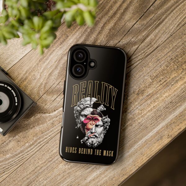 Stylish Phone Case - Reality Hides Behind the Mask, Trendy Gift for Creatives, Ideal for Students & Art Lovers, Unique Mobile [...] - Image 57