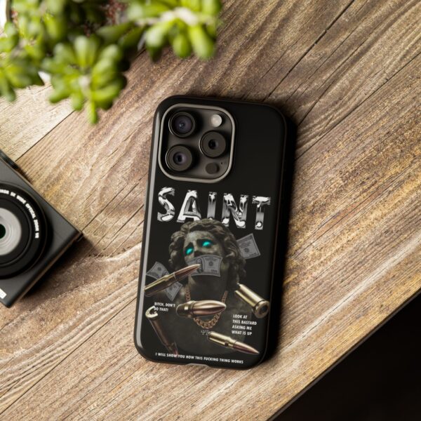 Urban Style Phone Case - Tough Cases, Graffiti Phone Cover, Street Art Design, Saint Inspired Design, Unique Gift for Artists, Stylish [...] - Image 50