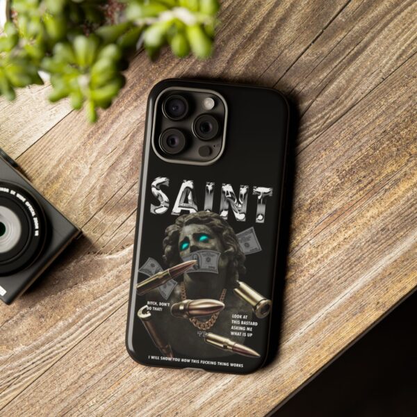 Urban Style Phone Case - Tough Cases, Graffiti Phone Cover, Street Art Design, Saint Inspired Design, Unique Gift for Artists, Stylish [...] - Image 53