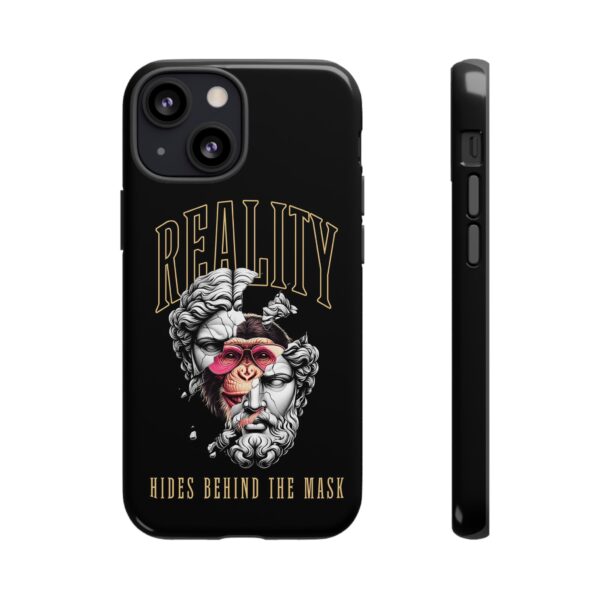 Stylish Phone Case - Reality Hides Behind the Mask, Trendy Gift for Creatives, Ideal for Students & Art Lovers, Unique Mobile [...] - Image 20