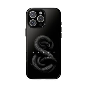 Snake Design Phone Case, Tough Cases for Protection, Unique Mobile Accessory, Gift for Animal Lovers, Stylish Tech Cover