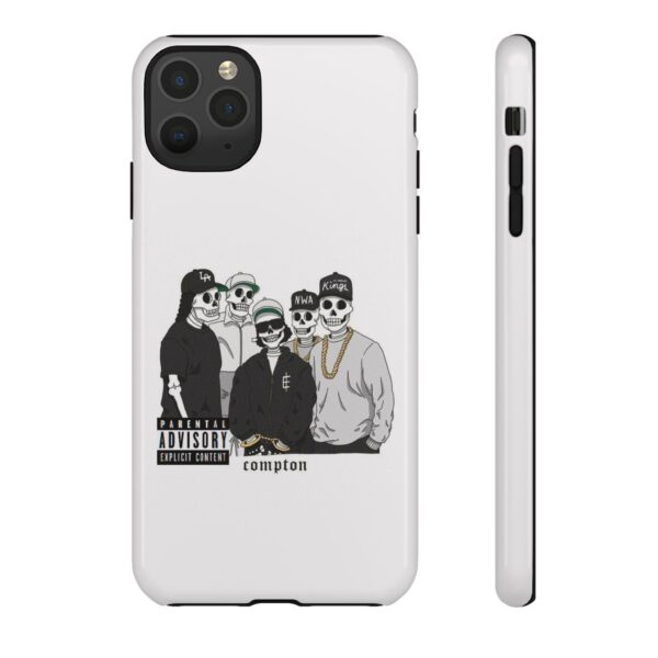 Tough Cases - Urban Skeleton Phone Case, Compton Style Art, Hip Hop Vibe, Unique Gift for Music Lovers, Halloween Decor - Image 13