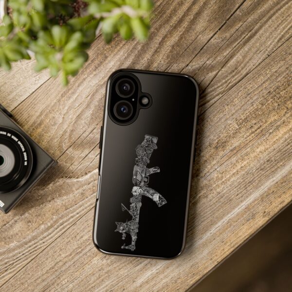Tough Cases: Cat & Gun Design Phone Case, Unique Animal Art, Stylish Protective Cover, Cool Gift for Cat Lovers, Trendy Tech Accessories - Image 57