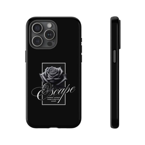 Black Rose Phone Case - Escape Design, Gothic Style, Tough Protection, Gift for Her, Perfect for All Occasions, Aesthetic Accessories - Image 51
