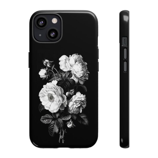 Elegant Floral Phone Case, Tough Cases for Protecting Phones, Black Rose Design, Gifts for Her, Customized Phone Accessories - Image 18