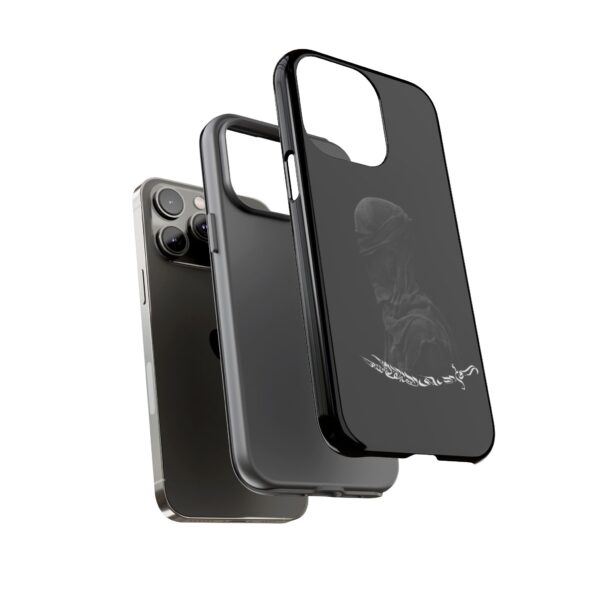 Tough Cases Black Aesthetic Phone Case, Unique Smartphone Cover for Minimalist Style, Gift for Tech Lovers, Modern Art Decor - Image 40
