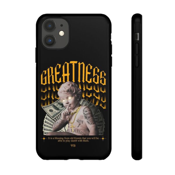 Greatness Phone Case | Tough Cases for Ambitious Individuals | Motivational Phone Cover | Unique Gift Idea | Trendy Accessories - Image 5