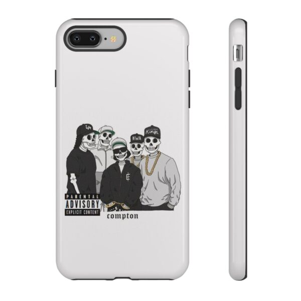 Tough Cases - Urban Skeleton Phone Case, Compton Style Art, Hip Hop Vibe, Unique Gift for Music Lovers, Halloween Decor - Image 6