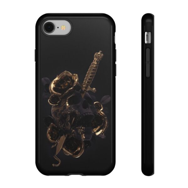 Tough Cases Phone Case, Edgy Phone Cover, Unique Skull Design, Gothic Style Accessories, Perfect Gift for Halloween, Stylish Tech - Image 5