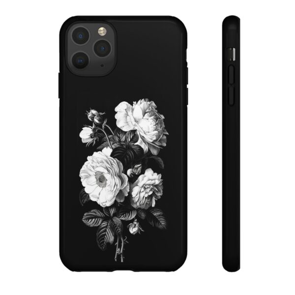 Elegant Floral Phone Case, Tough Cases for Protecting Phones, Black Rose Design, Gifts for Her, Customized Phone Accessories - Image 13