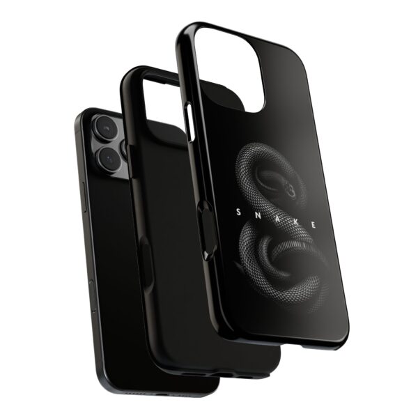 Snake Design Phone Case, Tough Cases for Protection, Unique Mobile Accessory, Gift for Animal Lovers, Stylish Tech Cover - Image 3