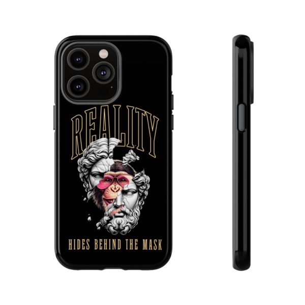 Stylish Phone Case - Reality Hides Behind the Mask, Trendy Gift for Creatives, Ideal for Students & Art Lovers, Unique Mobile [...] - Image 38
