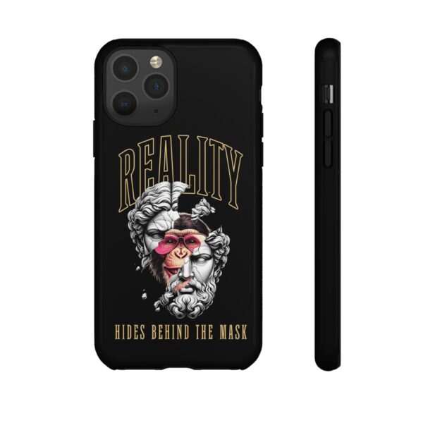 Stylish Phone Case - Reality Hides Behind the Mask, Trendy Gift for Creatives, Ideal for Students & Art Lovers, Unique Mobile [...] - Image 12
