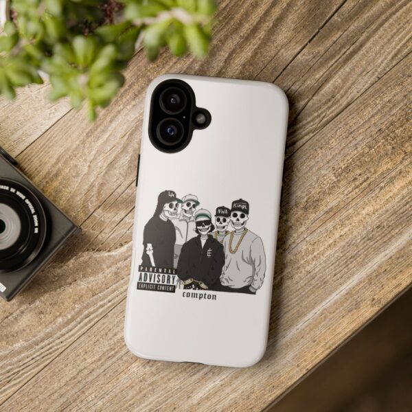 Tough Cases - Urban Skeleton Phone Case, Compton Style Art, Hip Hop Vibe, Unique Gift for Music Lovers, Halloween Decor - Image 61