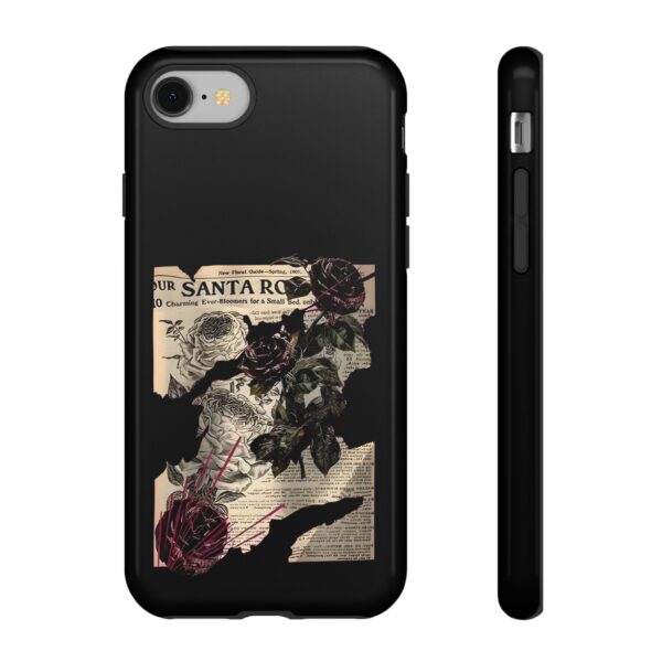 Tough Cases - Floral Gothic Phone Case, Tough Case, Unique Phone Cover, Gift for Her, Stylish Tech Accessory - Image 5