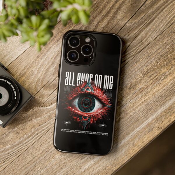 Eye-Catching Phone Case - All Eyes on Me, Tough Cases for Protection, Unique Gift for Phone Lovers, Stylish Tech Accessories, Perfect [...] - Image 4