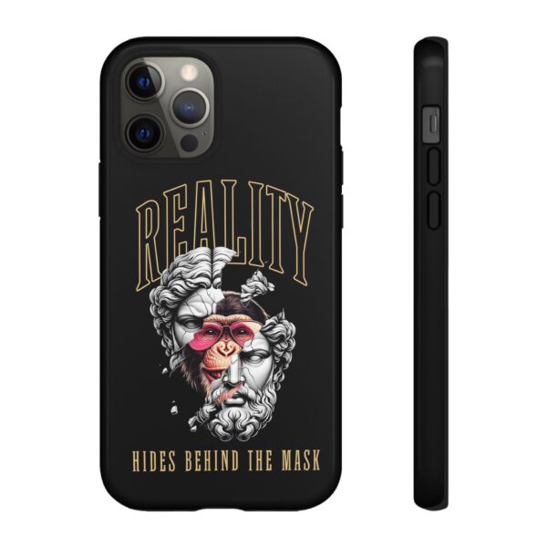 Stylish Phone Case - Reality Hides Behind the Mask, Trendy Gift for Creatives, Ideal for Students & Art Lovers, Unique Mobile [...] - Image 16