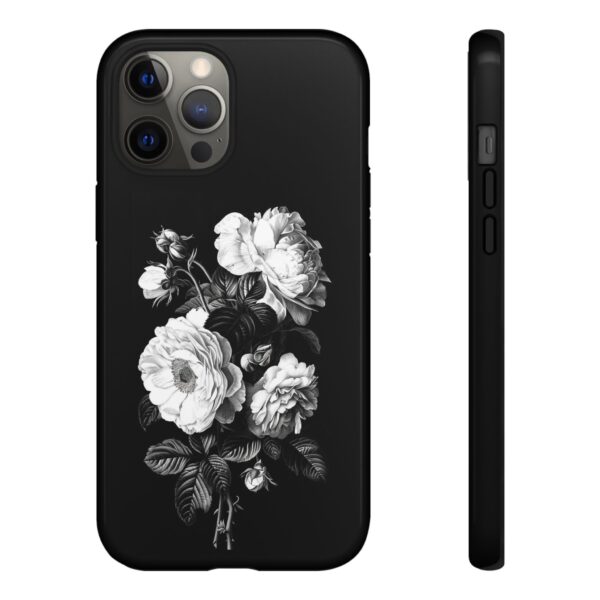 Elegant Floral Phone Case, Tough Cases for Protecting Phones, Black Rose Design, Gifts for Her, Customized Phone Accessories - Image 17