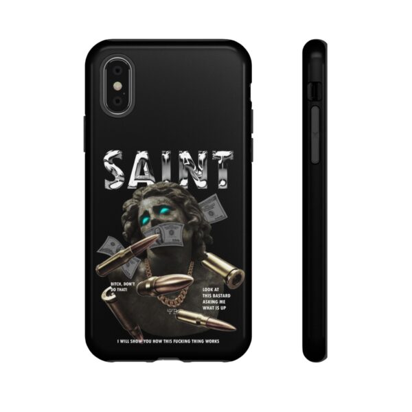 Urban Style Phone Case - Tough Cases, Graffiti Phone Cover, Street Art Design, Saint Inspired Design, Unique Gift for Artists, Stylish [...] - Image 7