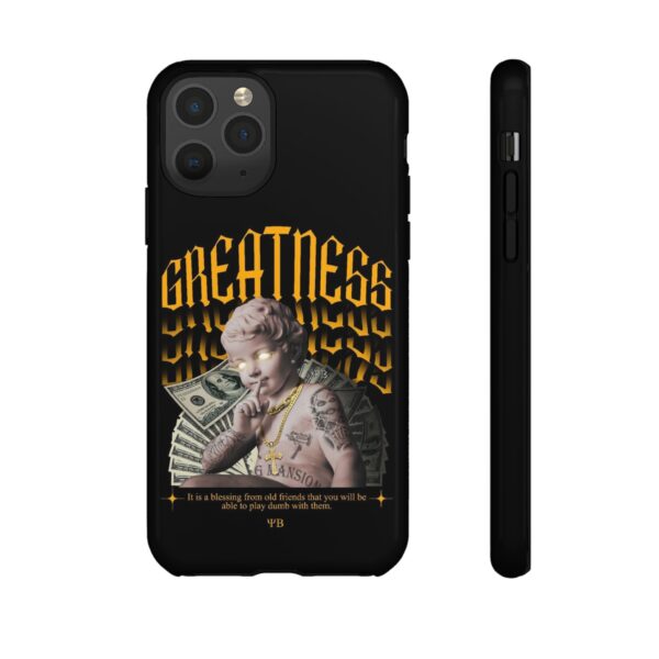 Greatness Phone Case | Tough Cases for Ambitious Individuals | Motivational Phone Cover | Unique Gift Idea | Trendy Accessories - Image 6