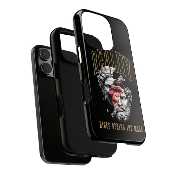 Stylish Phone Case - Reality Hides Behind the Mask, Trendy Gift for Creatives, Ideal for Students & Art Lovers, Unique Mobile [...] - Image 64