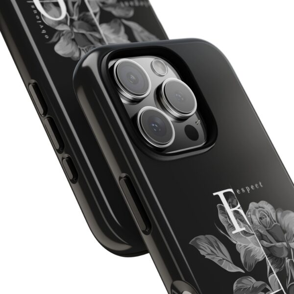 Elegant Floral Phone Case, Tough Case for Protection, Loving Gift for Her, Black Rose Design, Birthday, Mother’s Day, Personalized - Image 63