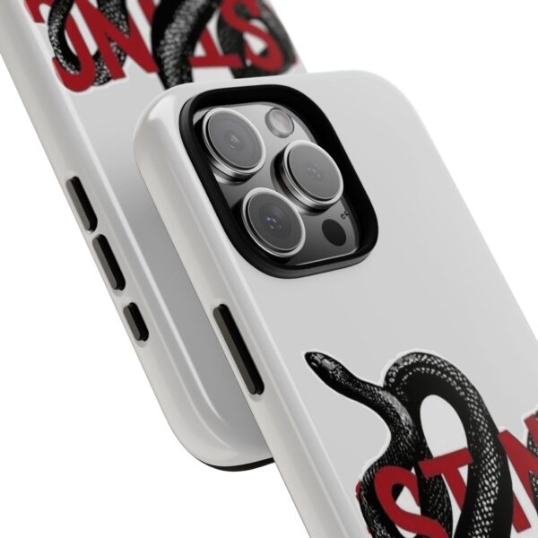 Stylish Phone Case with Snake Design, Tough Cases for Protection, Trendy Smartphone Cover, Unique Gift Idea, Modern Tech Accessory - Image 2