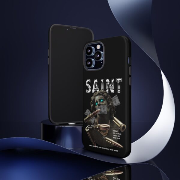 Urban Style Phone Case - Tough Cases, Graffiti Phone Cover, Street Art Design, Saint Inspired Design, Unique Gift for Artists, Stylish [...] - Image 25