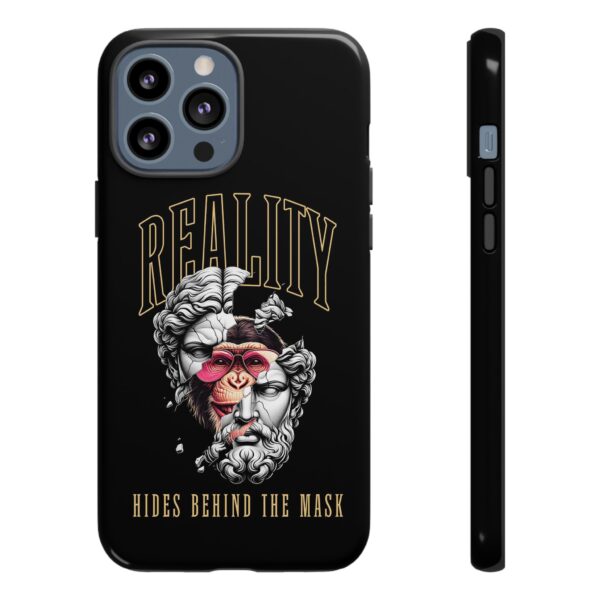 Stylish Phone Case - Reality Hides Behind the Mask, Trendy Gift for Creatives, Ideal for Students & Art Lovers, Unique Mobile [...] - Image 24