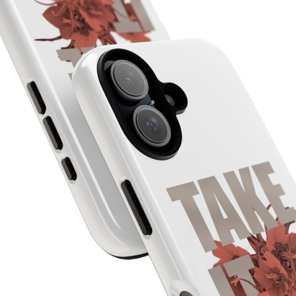 Take It Easy Phone Case, Floral Tough Case, Stress Relief Gift, Relaxation Accessory, Summer Vibes, Self-Care Essentials - Image 55