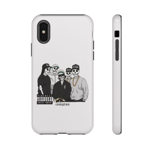 Tough Cases - Urban Skeleton Phone Case, Compton Style Art, Hip Hop Vibe, Unique Gift for Music Lovers, Halloween Decor - Image 9