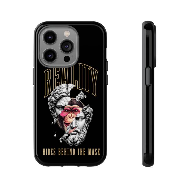 Stylish Phone Case - Reality Hides Behind the Mask, Trendy Gift for Creatives, Ideal for Students & Art Lovers, Unique Mobile [...] - Image 30
