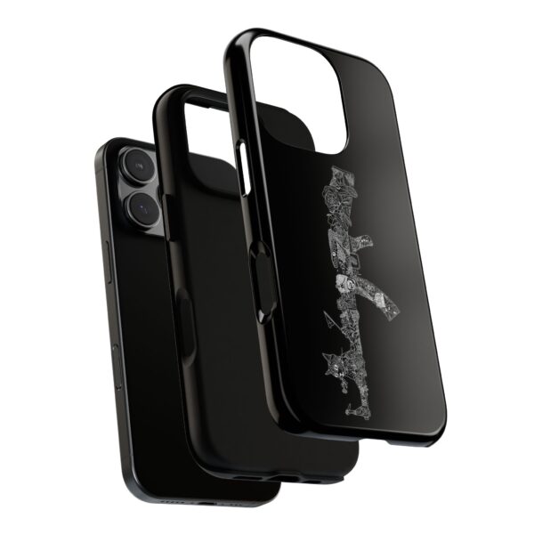 Tough Cases: Cat & Gun Design Phone Case, Unique Animal Art, Stylish Protective Cover, Cool Gift for Cat Lovers, Trendy Tech Accessories - Image 64