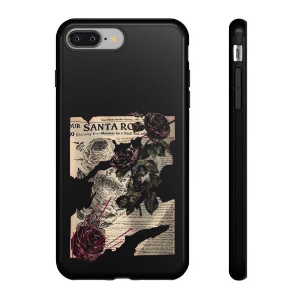 Tough Cases - Floral Gothic Phone Case, Tough Case, Unique Phone Cover, Gift for Her, Stylish Tech Accessory - Image 6