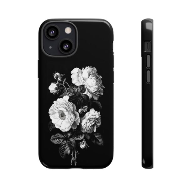 Elegant Floral Phone Case, Tough Cases for Protecting Phones, Black Rose Design, Gifts for Her, Customized Phone Accessories - Image 20