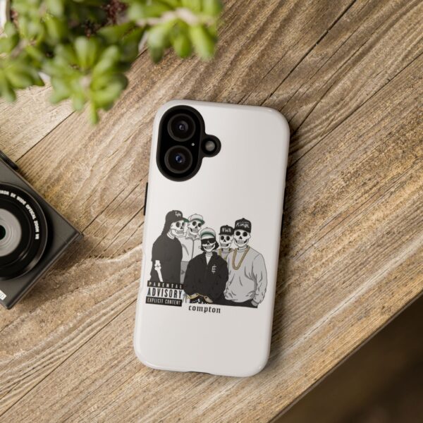 Tough Cases - Urban Skeleton Phone Case, Compton Style Art, Hip Hop Vibe, Unique Gift for Music Lovers, Halloween Decor - Image 57
