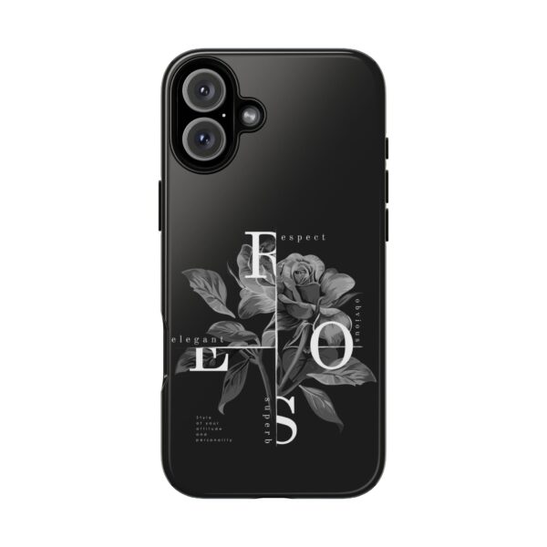 Elegant Floral Phone Case, Tough Case for Protection, Loving Gift for Her, Black Rose Design, Birthday, Mother’s Day, Personalized - Image 58