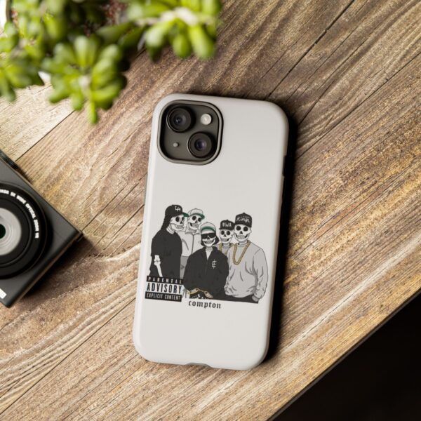 Tough Cases - Urban Skeleton Phone Case, Compton Style Art, Hip Hop Vibe, Unique Gift for Music Lovers, Halloween Decor - Image 44