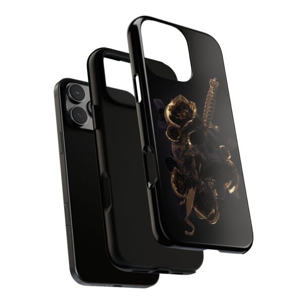 Tough Cases Phone Case, Edgy Phone Cover, Unique Skull Design, Gothic Style Accessories, Perfect Gift for Halloween, Stylish Tech - Image 3