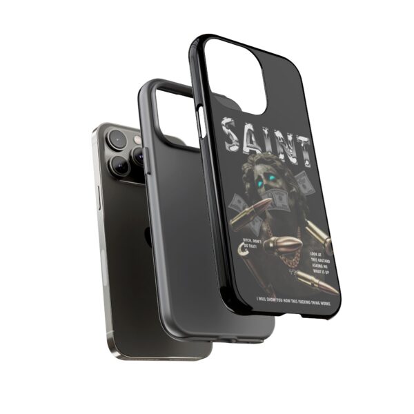 Urban Style Phone Case - Tough Cases, Graffiti Phone Cover, Street Art Design, Saint Inspired Design, Unique Gift for Artists, Stylish [...] - Image 40
