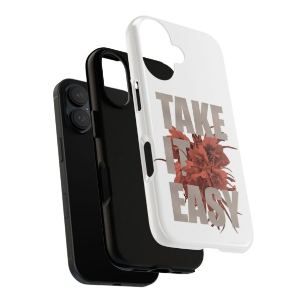 Take It Easy Phone Case, Floral Tough Case, Stress Relief Gift, Relaxation Accessory, Summer Vibes, Self-Care Essentials - Image 56